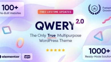 Qweryv..Nulled&#;Multi PurposeBusinessWordPressTheme+RTL