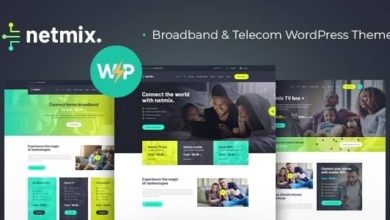 Netmixv..Nulled&#;Broadband&#;TelecomInternetProviderWordPressTheme