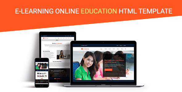 E LEARNINGNulled&#;OnlineEducationBootstrapHTMLTemplate