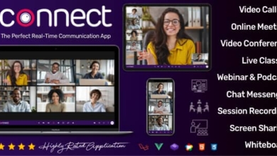 Connectv..Nulled&#;LiveVideoChat,Conference,LiveClass,Meeting,Webinar,Whiteboard,FileTransfer,Chat