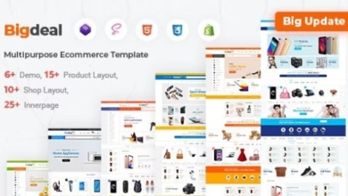 Bigdealv.Nulled–eCommerceBootstrap&#;HTML+AdminTemplateFree