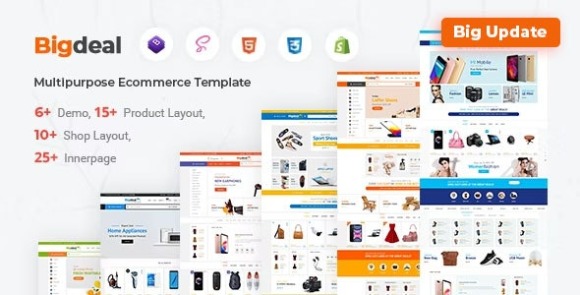 Bigdealv.Nulled–eCommerceBootstrap&#;HTML+AdminTemplateFree