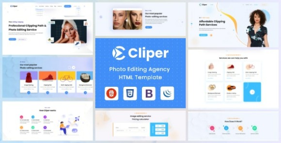 Cliperv.Nulled–ImageEditingAgencyHTMLTemplateFree