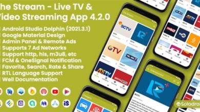 TheStreamv..Nulled–LiveTV&#;VideoStreamingAppSource