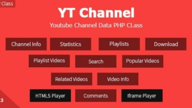 YTChannelv..Nulled–YouTubeChannelAndVideoDetailsAPIVPHPClassScript