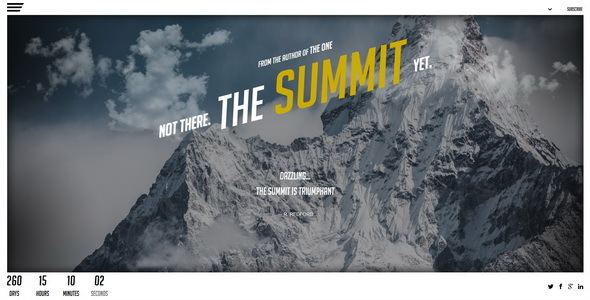 TheSummitNulled&#;ResponsiveComingSoonPage