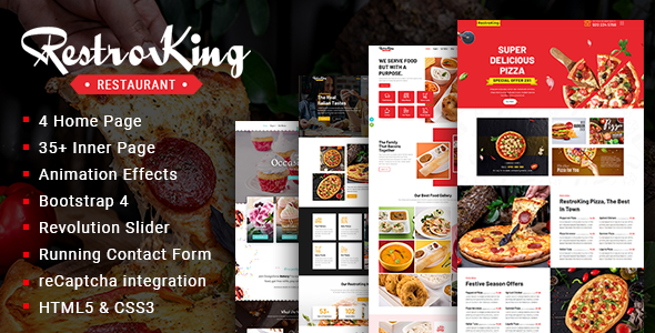 RestroKingNulled&#;CakePizza&#;BakeryBootstrapTemplate