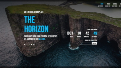 TheHorizonv.Nulled&#;ResponsiveComingSoonPage