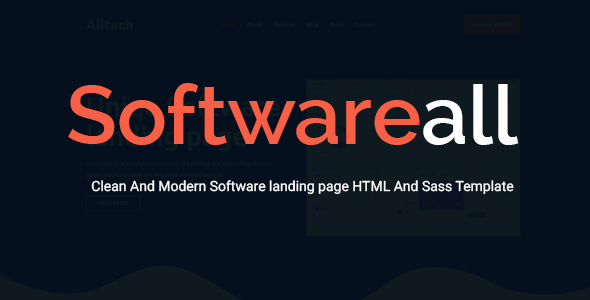 SoftwareallNulled&#;SoftwarelandingPageHTMLAndSassTemplate