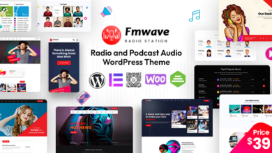 Fmwavev.Nulled&#;RadioStationWordPressTheme+RTL