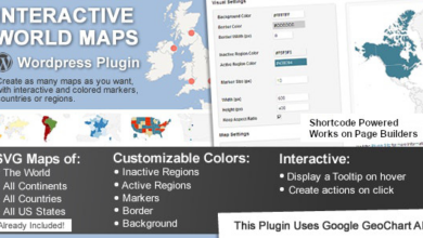 Interactive World Maps v2.4.11 Free