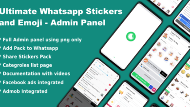 Ultimate Whatsapp Stickers and Emoji v4.0 Nulled – Admin Panel