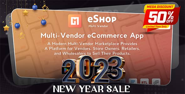 eShop v2.2.0 Nulled – Multi Vendor eCommerce App & eCommerce Vendor Marketplace Flutter App