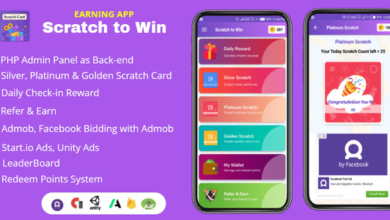 scratch to win android earning app admob facebook bidding startapp unity ads