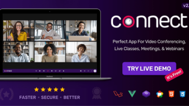 Connectv..Nulled&#;VideoConference,OnlineMeetings,LiveClass&#;Webinar,Whiteboard,LiveChat