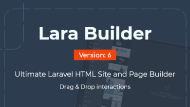 LaraBuilder v6.4.0 Nulled – Laravel Drag&Drop SaaS HTML site builder