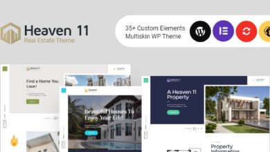 Heaven11 v1.0.7 Nulled – Property & Apartment Real Estate WordPress Theme