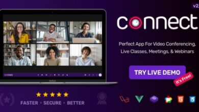 Connectv..Nulled–VideoConference,OnlineMeetings,LiveClass&#;Webinar,Whiteboard,LiveChatPHPScript