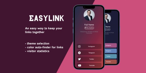 EasyLink Social Media Links Color Guesser PHP Script
