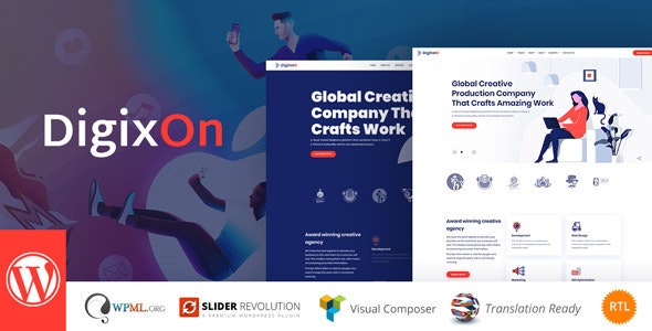 Digixon v2.5 Nulled – Digital Marketing Strategy Consulting WP Theme