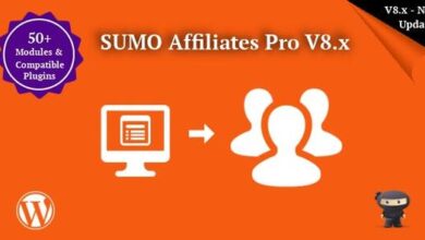 SUMO Affiliates Pro v9.1 Nulled – WordPress Affiliate Plugin Free