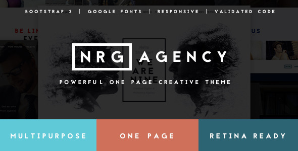 NRGagencyv..Nulled&#;CreativeOne PageAgencyTheme
