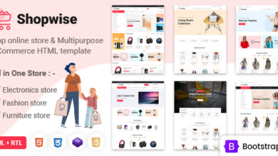 Shopwisev.Nulled&#;eCommerceMultipurposeBootstrapHTMLTemplate