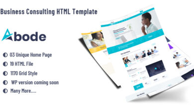 n abode consulting finance business html bootstrap template