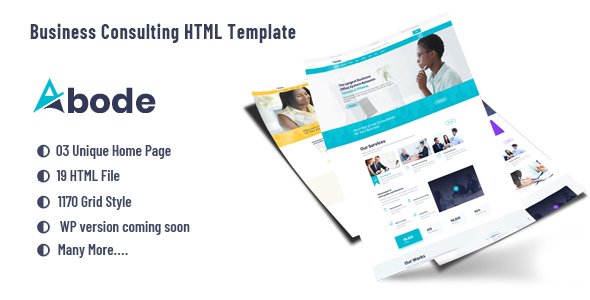 n abode consulting finance business html bootstrap template