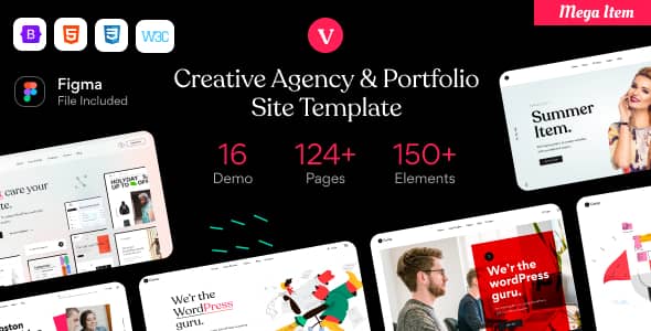n vcamp creative agency portfolio html template