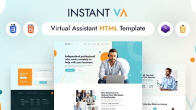 Instant VA v1.0 Nulled – Virtual Assistant HTML Template