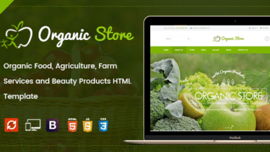 Organic Store Nulled – Agriculture and Beauty Products HTML Template