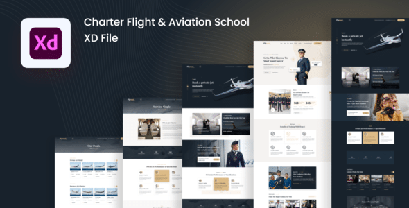 Flynext Nulled – Private Jet Aviation XD Template