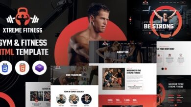 Xtreme Fitness Nulled – HTML Template