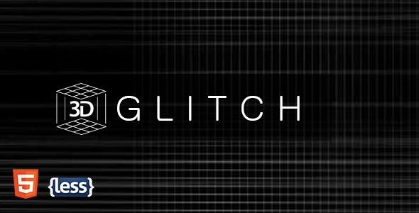Glitch Nulled – Glitchy Animated Coming Soon Template
