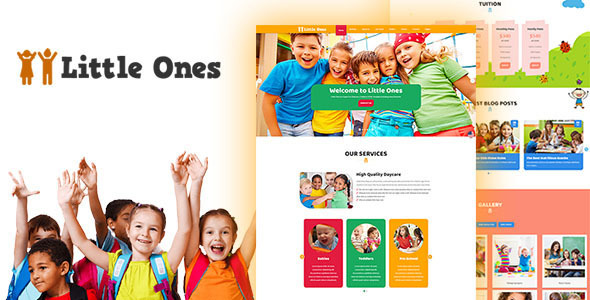 Little Ones Nulled – One Page Children/Daycare WordPress Theme – 12 December 2022