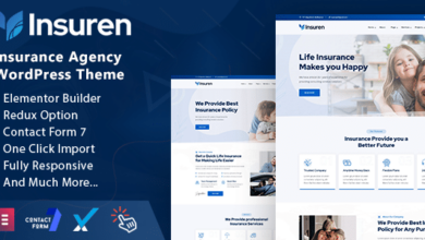 Insuren v1.0 Nulled – Insurance Agency WordPress Theme