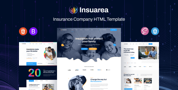 Insuarea v1.0 Nulled – Insurance Company HTML5 Template