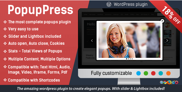 PopupPress v3.1.6 Nulled – Popups with Slider & Lightbox for WP