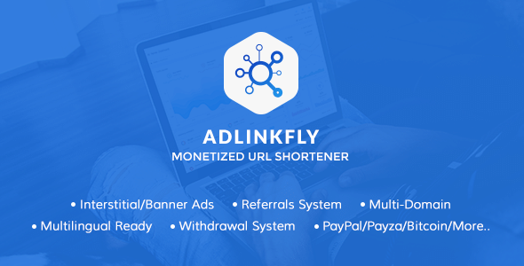 AdLinkFly v6.6.1 Nulled – Monetized URL Shortener