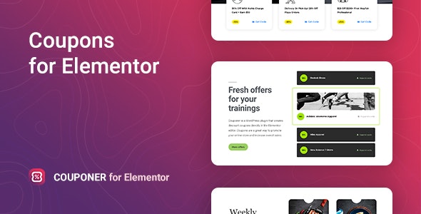 Couponer v1.1.5 Nulled – Discount Coupons for Elementor