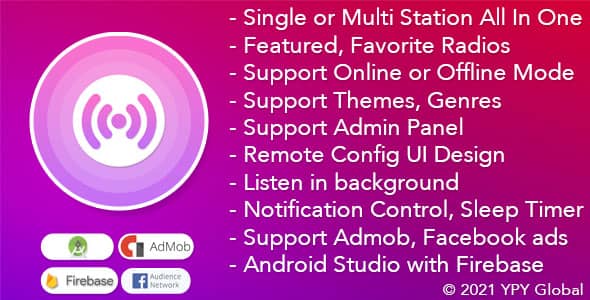 XRadio v4.6 Nulled – Best Radio Template For Android