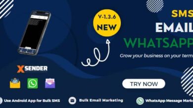 XSender v1.3.6 Nulled – Bulk Email, SMS and WhatsApp Messaging Application