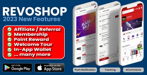 RevoSHOP v6.5.5 Nulled – eCommerce / Woocommerce Flutter Android iOS App – Fashion Electronic Gadget Grocery Other