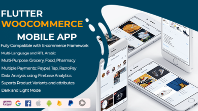 Flutter WooCommerce Android & Ios WooCommerce App v9.3.3 Free