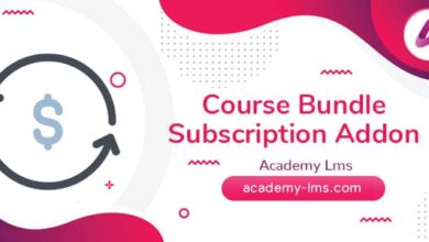 Academy LMS Course Bundle Subscription Addon v1.2 Free
