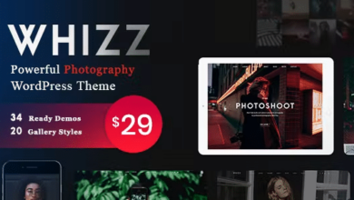Whizz v2.3.1 Nulled – Photography WordPress for Photography