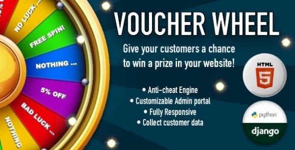 Voucher Wheel v1.2.2 Nulled – Engage and Give Prizes to your Customers Script