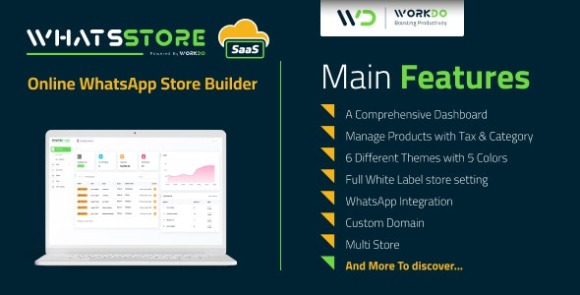 WhatsStore SaaS v5.4 Nulled – Online WhatsApp Store Builder PHP Script