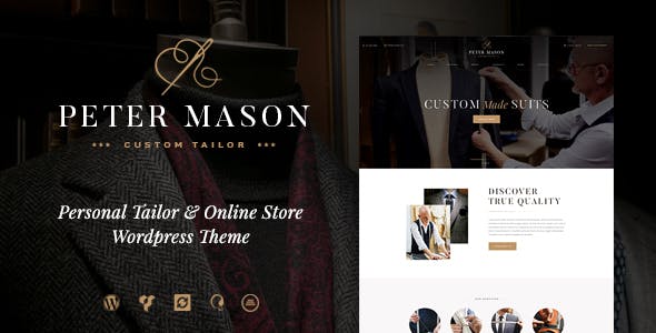 Peter Mason v1.2.6 Nulled – Custom Tailoring and Clothing Store